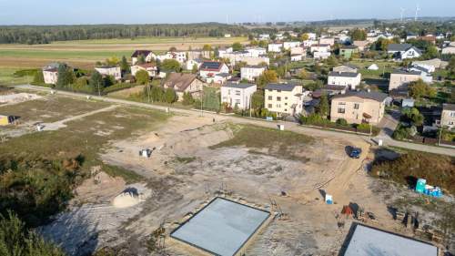 Działka budowlana Strzebiń 548m2 Woda kanalizacja