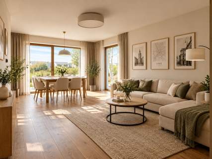 Apartament z ogrodem, 2 msc postojowe, 20m2 poddasza, bez PCC