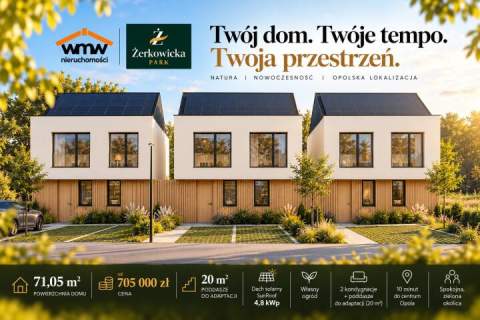 Dom na sprzedaż, 71,05 m2, Opole