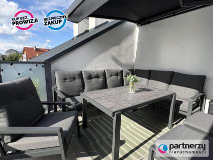 duży taras balkon, 2 poziomowe