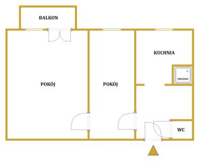 Mieszkanie 2 pokoje z balkonem Nowy Świat