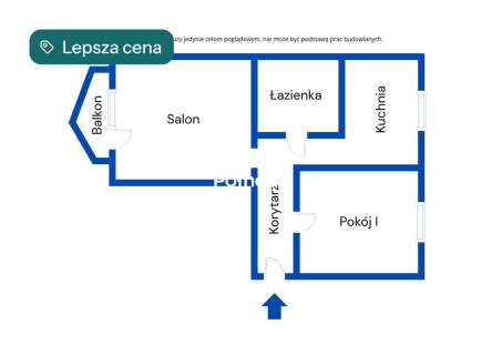 Mieszkanie 46 m2 w świetnej lokalizacji
