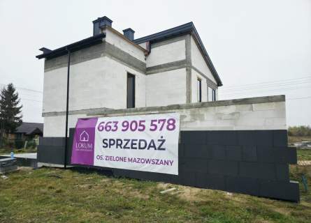 DOM WOLNOSTOJĄCY W MAZOWSZANACH NA NOWYM OSIEDLU