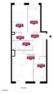 Dwustronny 4 pokojowy apartament w promocyjnej cenie