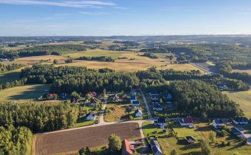 Działka budowlana w otoczeniu lasów na Kaszubach