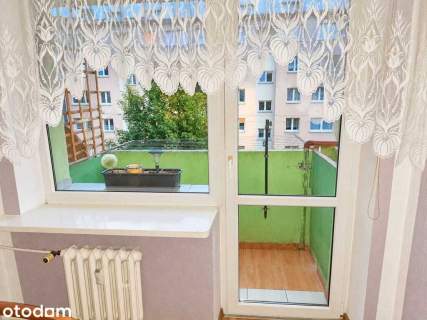2 pokoje 36 m balkon ogrzewanie miejskie Os. Sudeckie