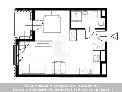 Michalczyka Komfortowe 2 pok balkon 1,5km od Rynku