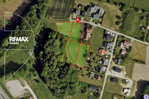 Działka z WZ pod dom 130-150m2