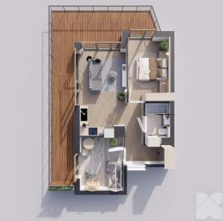 Sunrise Park Mieszkanie nr 4.2 3 pokoje 47,42 m2 balkon 