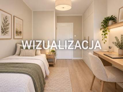 2 osobne pok, kuchnia, łazienka, balkon, piwnica