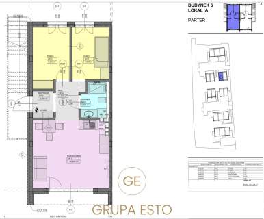 Mieszkanie z dwoma ogródkami 51 m Cesja