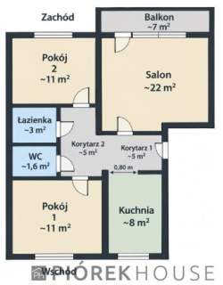 3-pokojowe mieszkanie w dzielnicy Wesoła