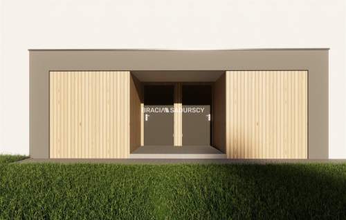 3pok.65m2 dwupoziomowe/nowoczesna bryła budynku