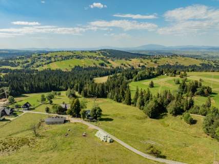 Sierockie - działka 5901m2 - WZtka 4 domy