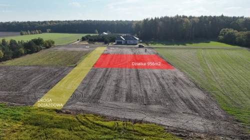 Atrakcyjna działka 956m z warunkami zabudowy