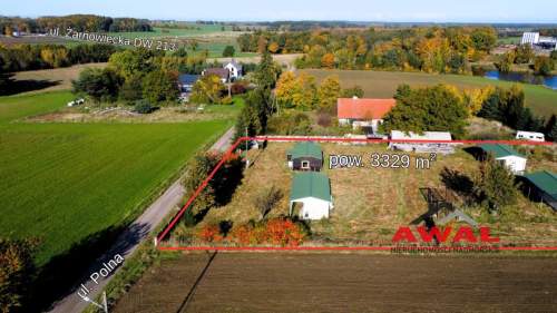 Kłanino - DUŻA, OGRODZONA DZIAŁKA BUDOWLANA