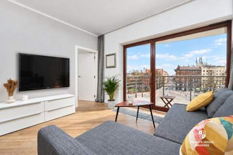 3 POKOJE PRZY WYSPIE SŁODOWEJ PARKING, BALKON