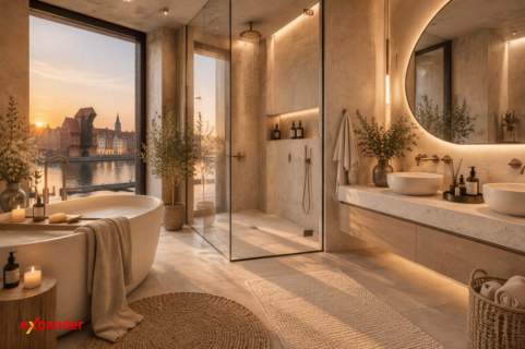 Apartament 45,05 m nad Motławą Balkon Blisko Starego Miasta