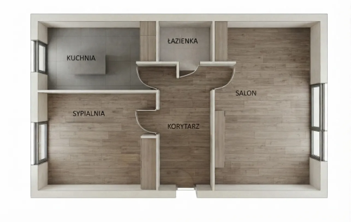Unikalny design Mieszkanie 48 m