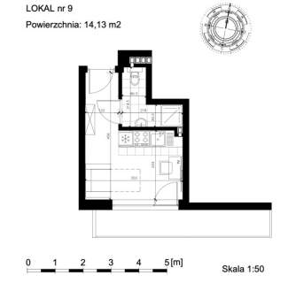 Mieszkanie na sprzedaż, 14,12 m2, Pobiednik Mały