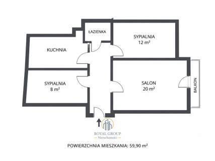 Pod Klucz 3 pokoje w niskim bloku na Czechowie